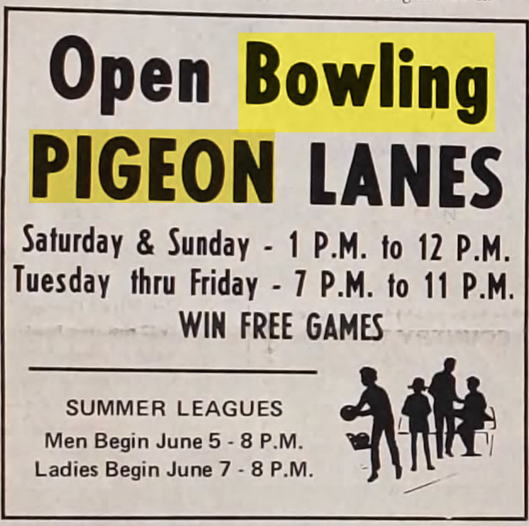 Pigeon Lanes - May 1973 (newer photo)